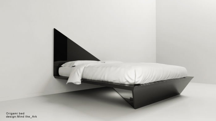 Origami bed | Industrial design